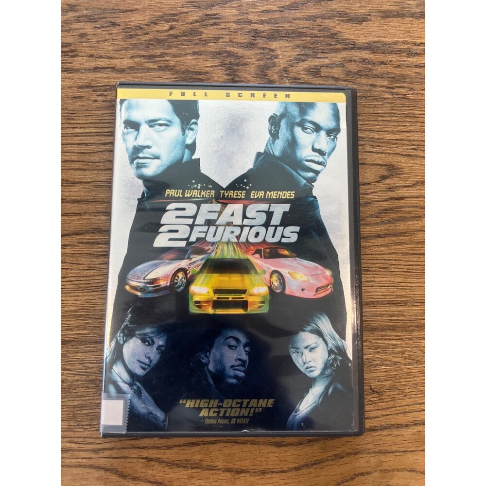 2 Fast 2 Furious 2003 DVD Action Thriller Paul Walker Eva Mendes Pre-Owned